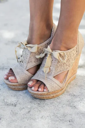 Addilyn Cream Wedges