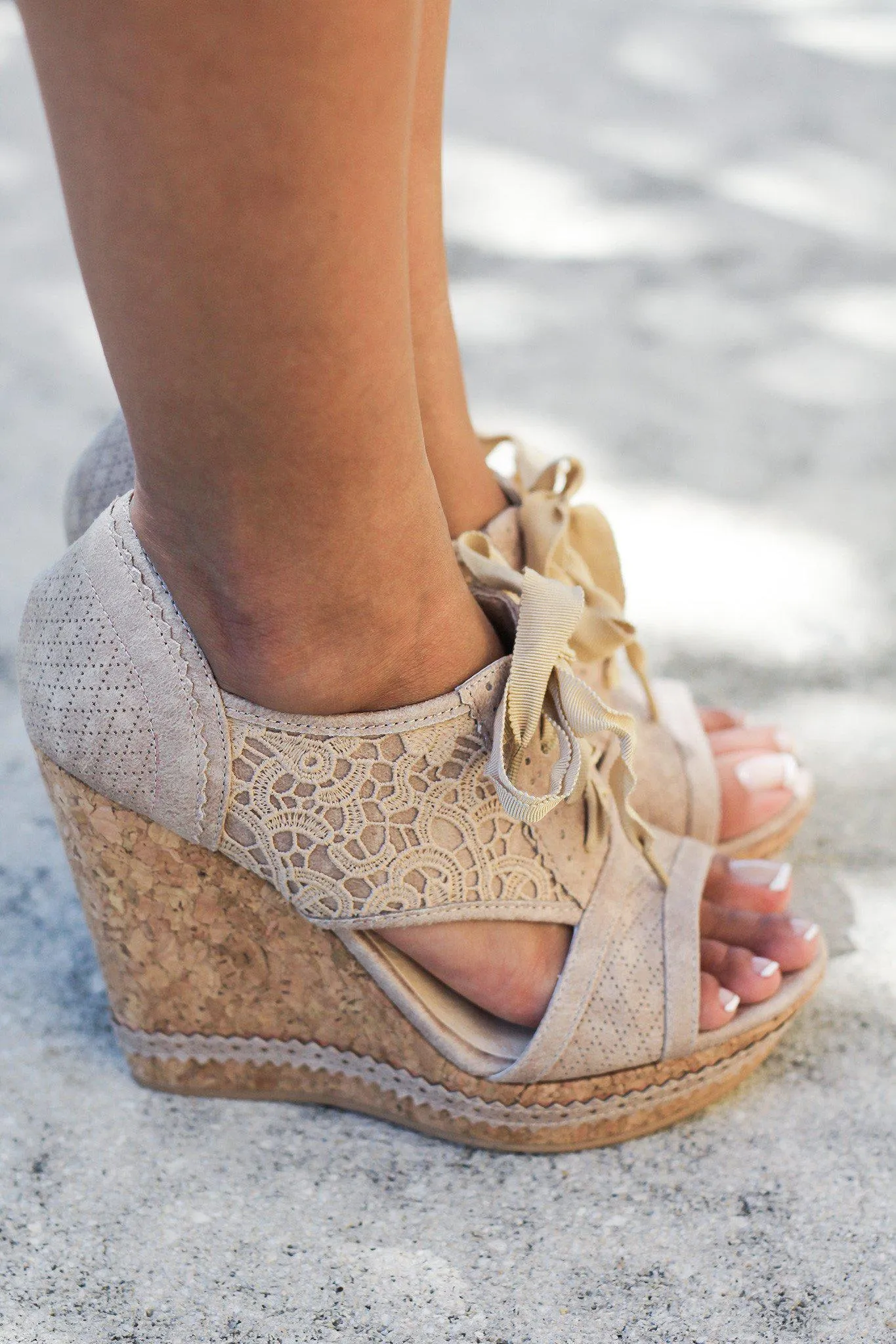 Addilyn Cream Wedges