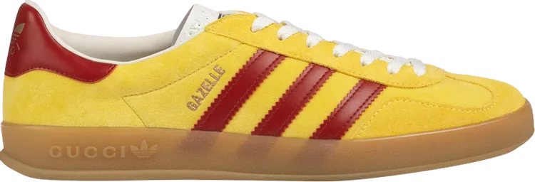 Adidas Adidas x Gucci Gazelle 'Yellow Velvet' Sneakers, Yellow