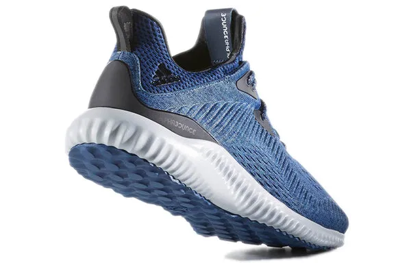 adidas AlphaBounce Engineered Mesh 'Navy' Sneakers, Blue