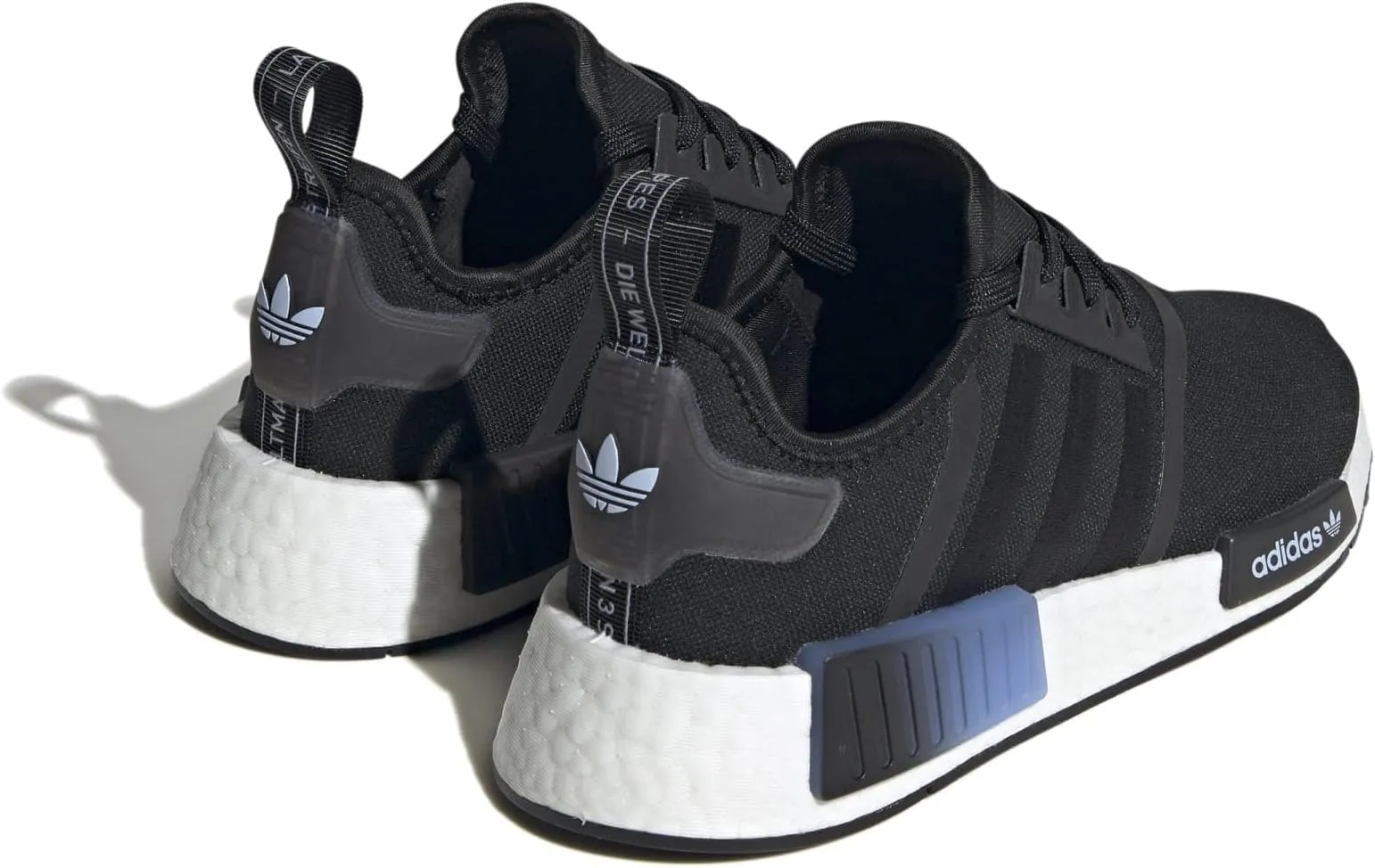 adidas Nmd-R1 Sneakers, Black/White/Blue Dawn