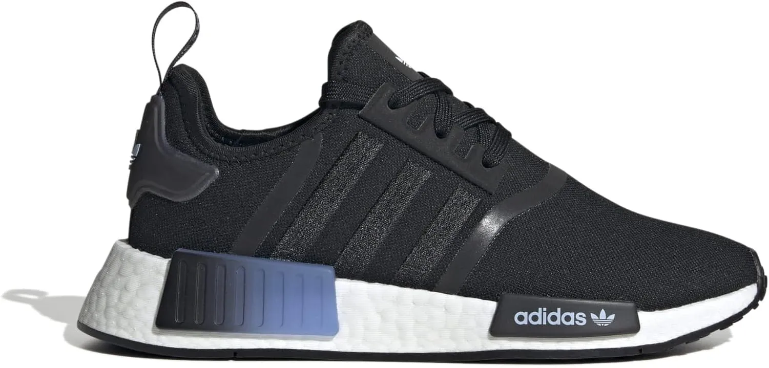 adidas Nmd-R1 Sneakers, Black/White/Blue Dawn