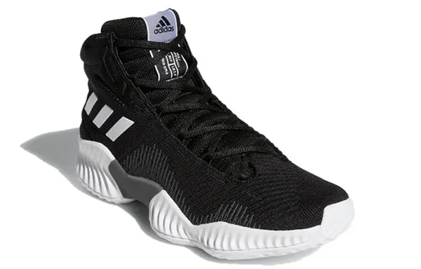 adidas Pro Bounce 2018 'Black White' Sneakers, Black