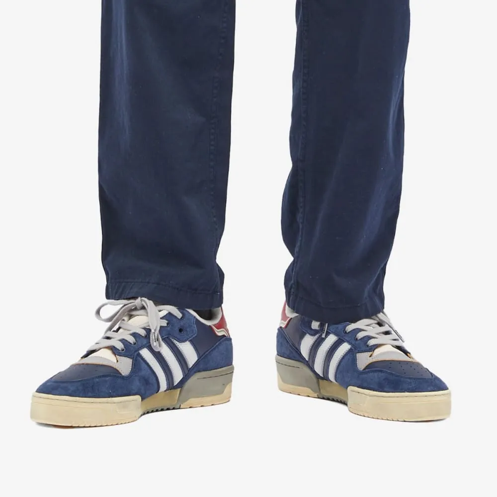 Adidas Rivalry Low Extra Butter sneakers, blue/white