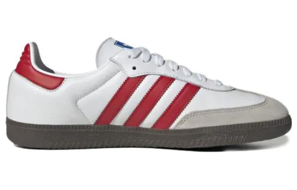 adidas Samba OG 'White Scarlet' sneakers, white