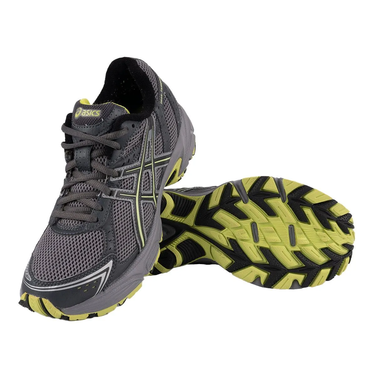 Asics Trail Tambora Hiking Sport Shoes Fabric Grey Colour For Women