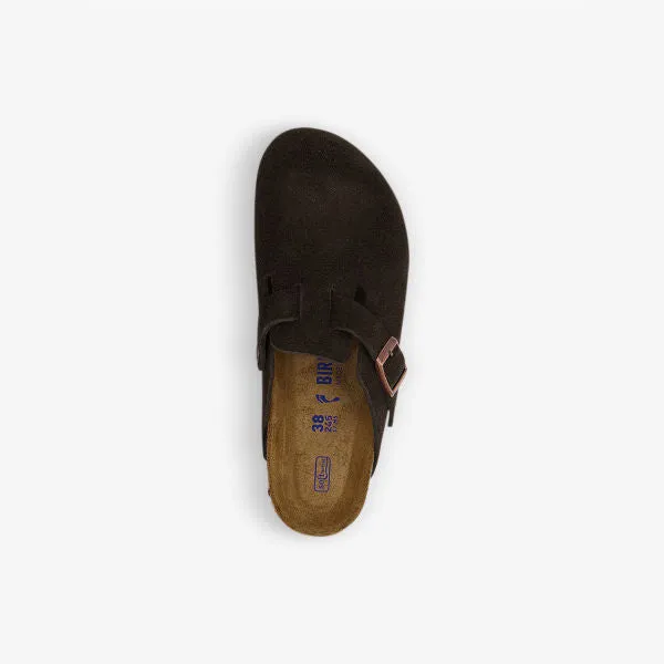 Birkenstock Boston Suede Clogs, mocha