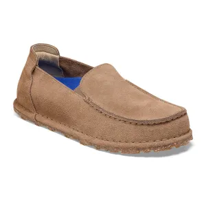 Birkenstock Utti Deep Blue Slip On (Men) - Taupe Suede