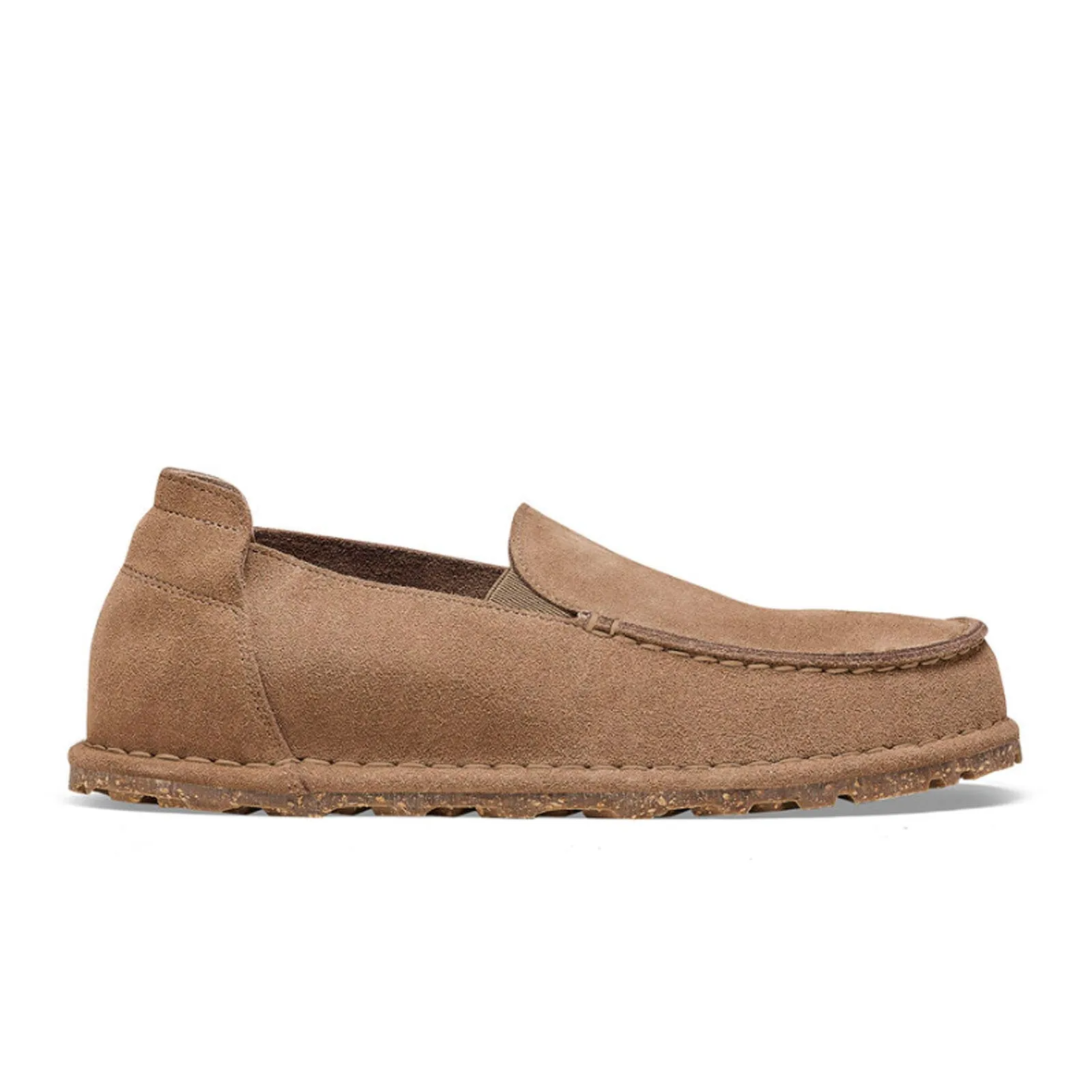 Birkenstock Utti Deep Blue Slip On (Men) - Taupe Suede