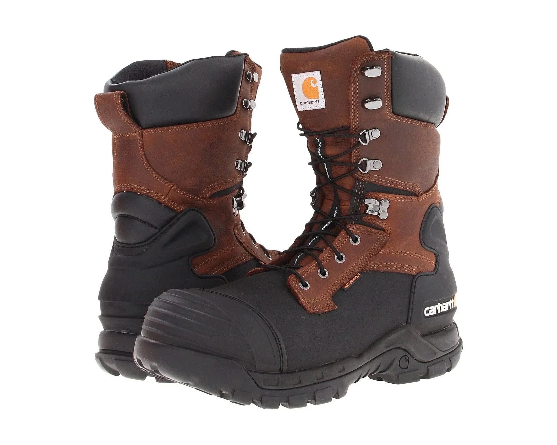 Boots CMC1259 10" Pac Safety Toe Boot Carhartt, brown