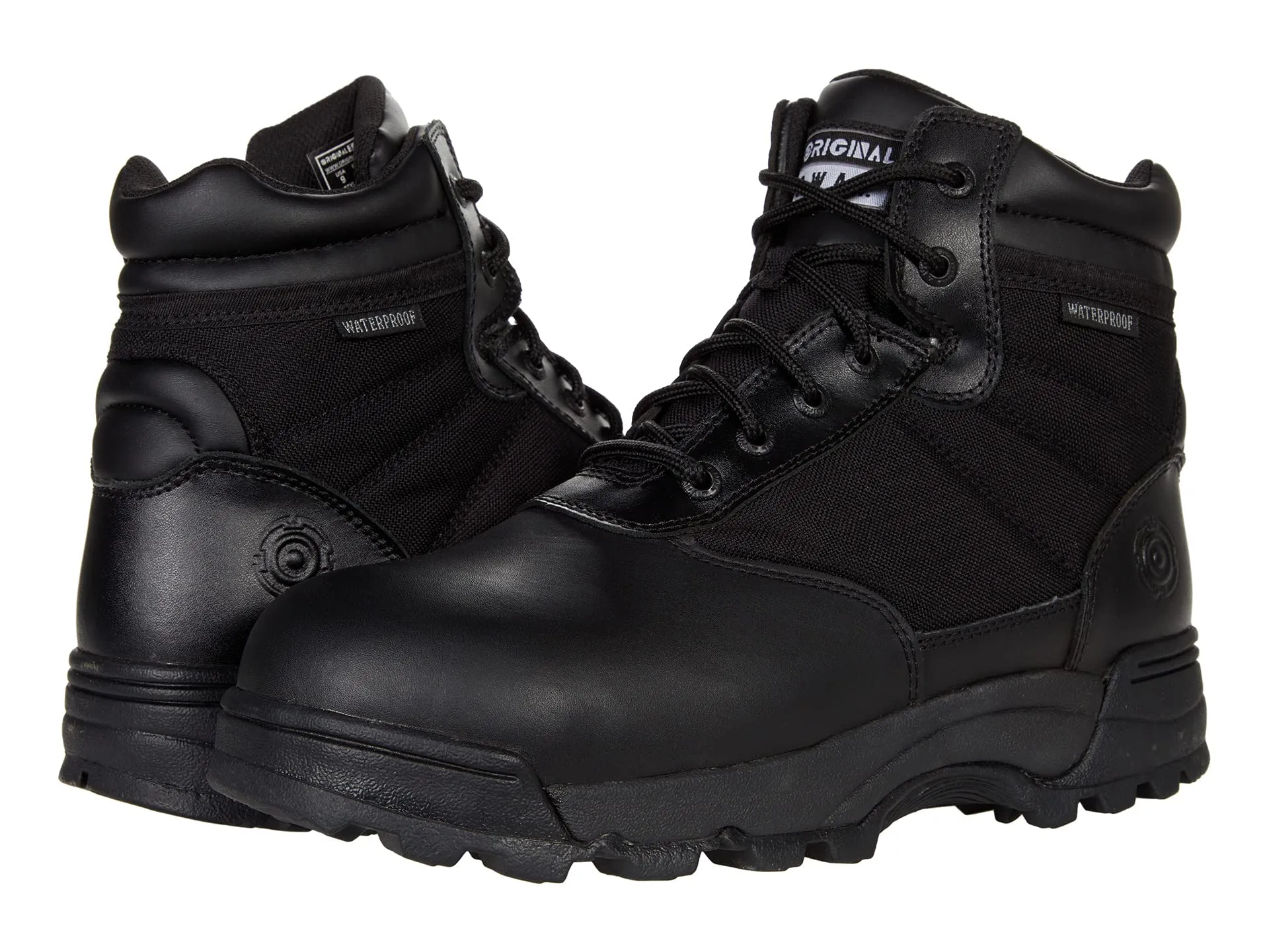 Boots Original S. Classic 6" Side Zip Waterproof Safety Toe, black