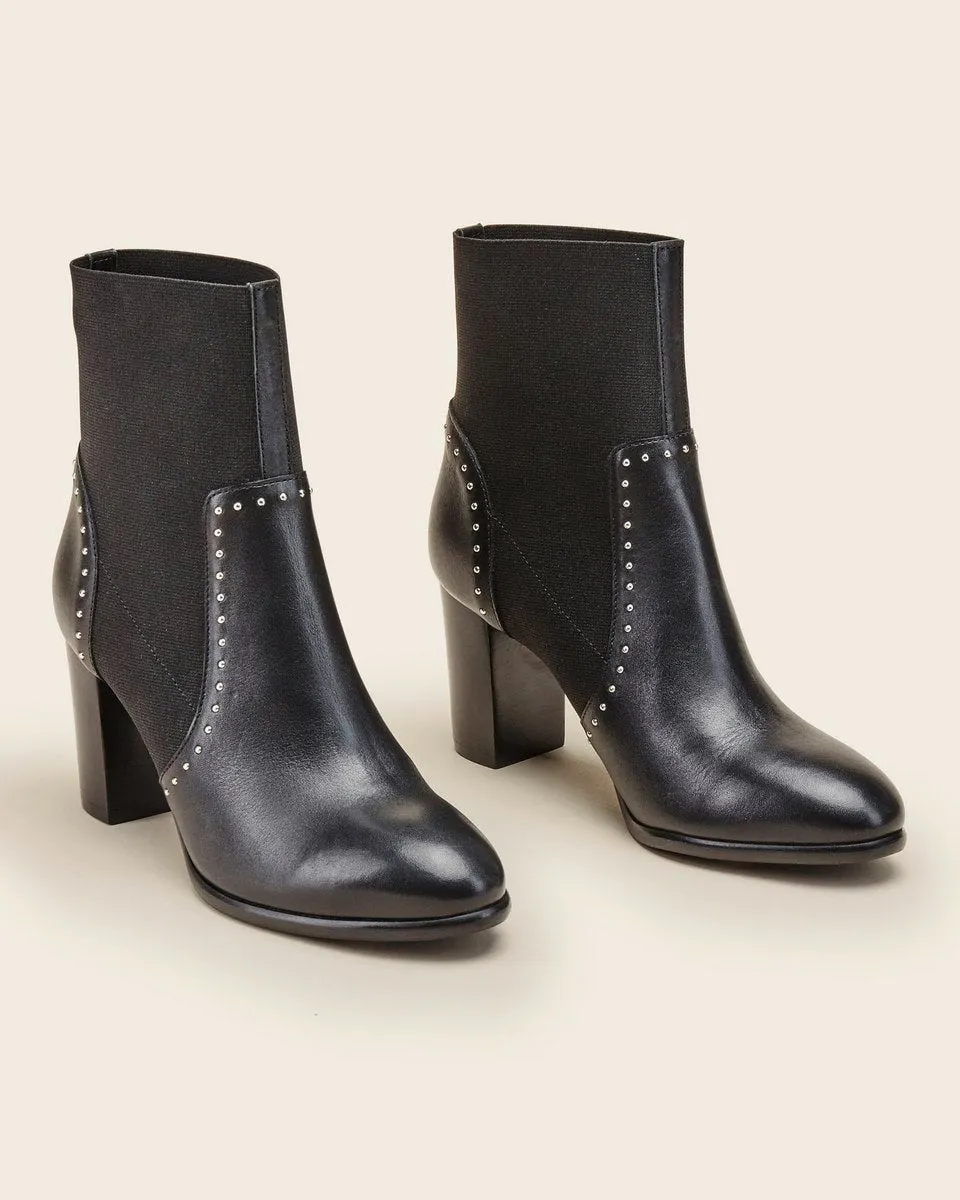 Bottines En Cuir Emikita - Noir