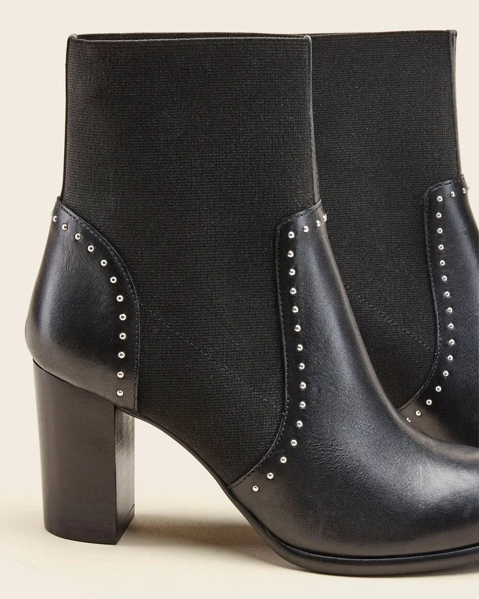 Bottines En Cuir Emikita - Noir