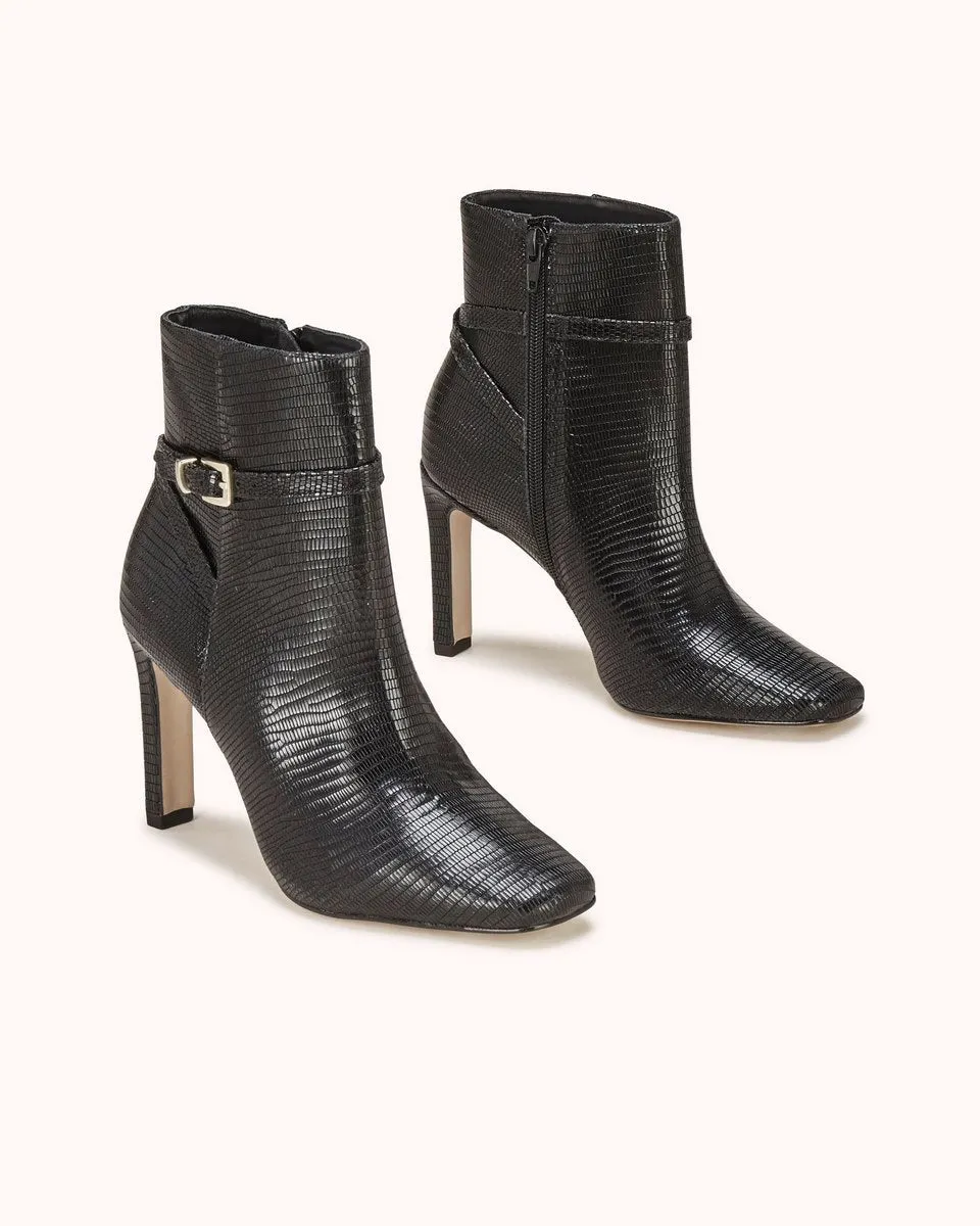 Bottines En Cuir Rozana - Noir