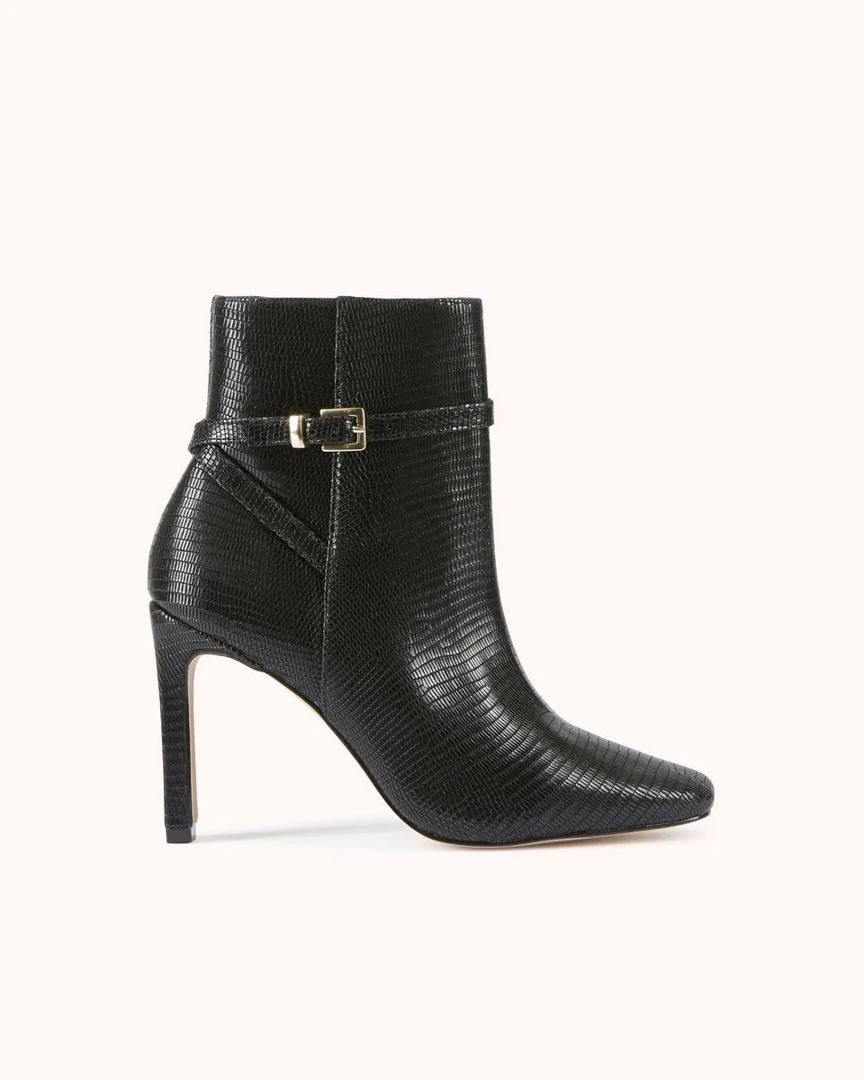 Bottines En Cuir Rozana - Noir