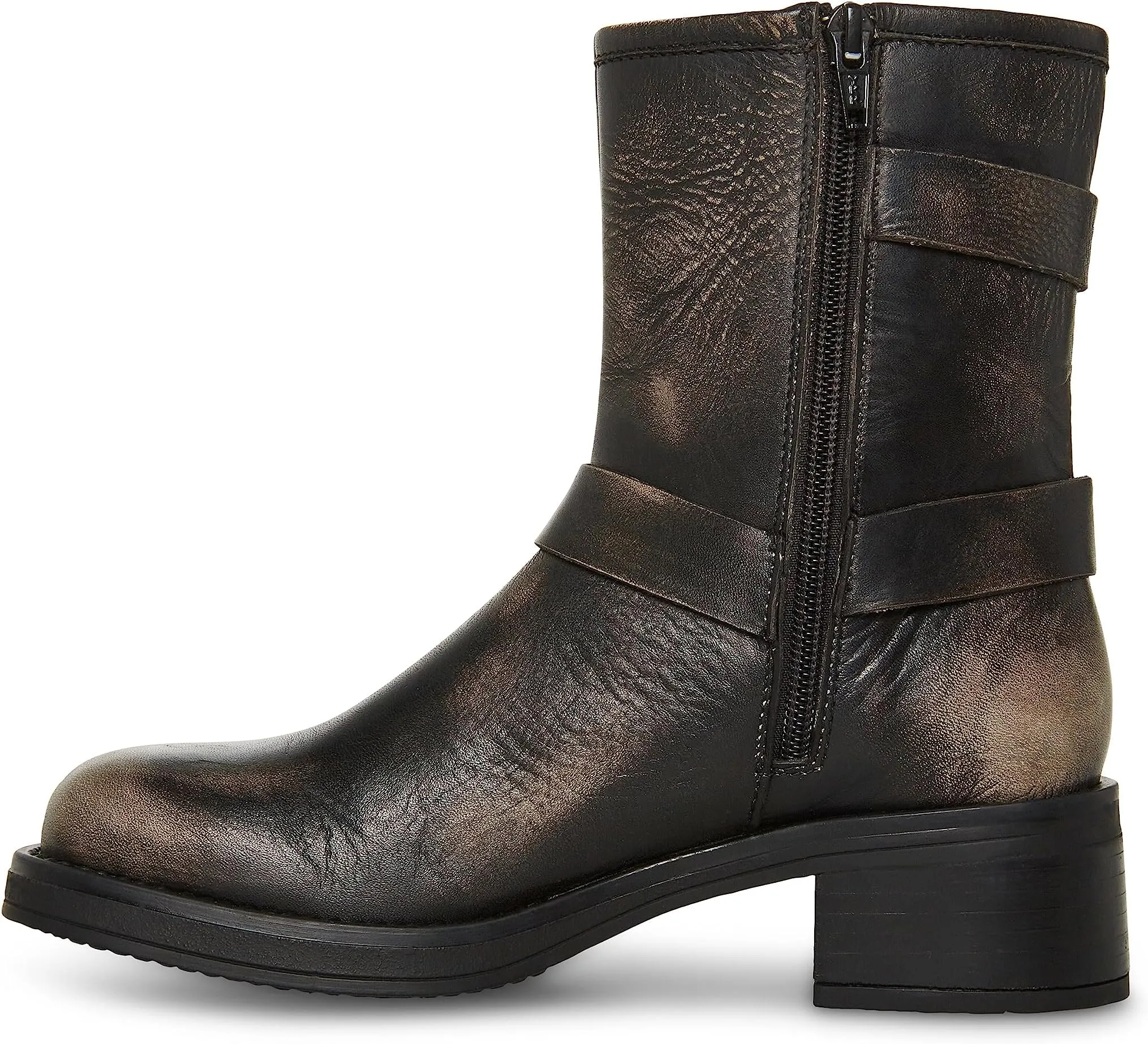 Brixton Boot Steve Madden, Black Distressed