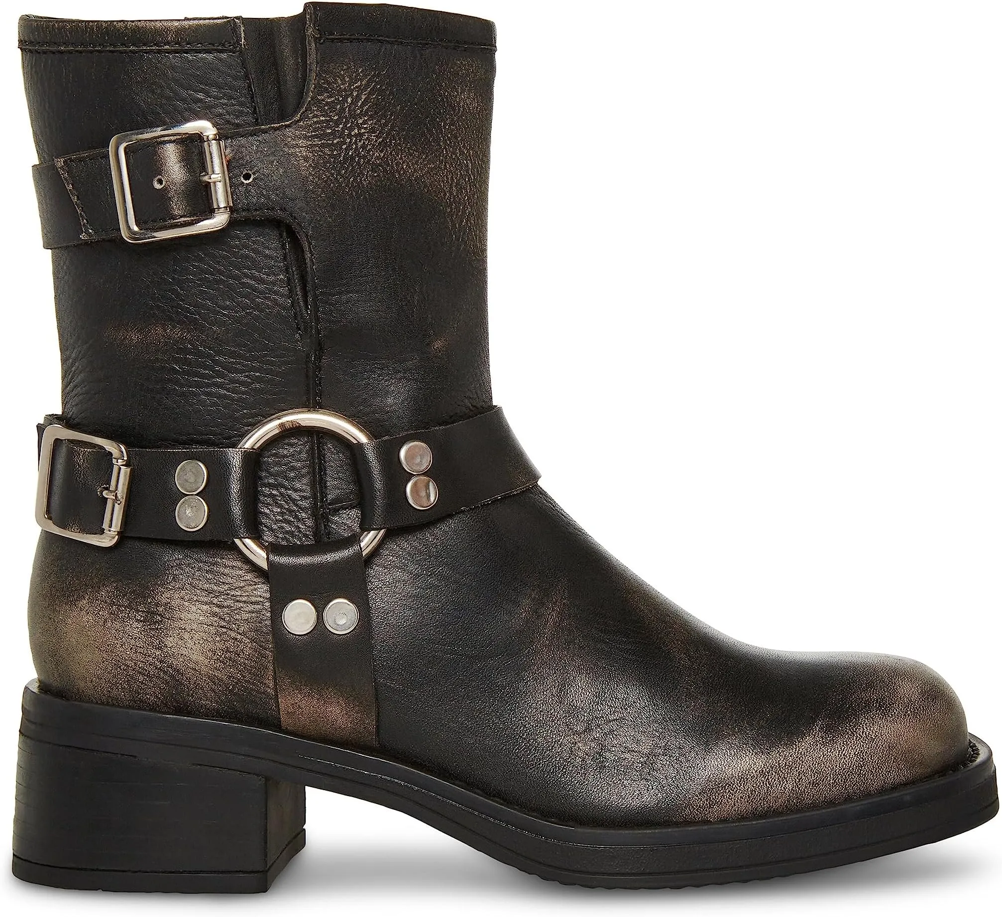 Brixton Boot Steve Madden, Black Distressed