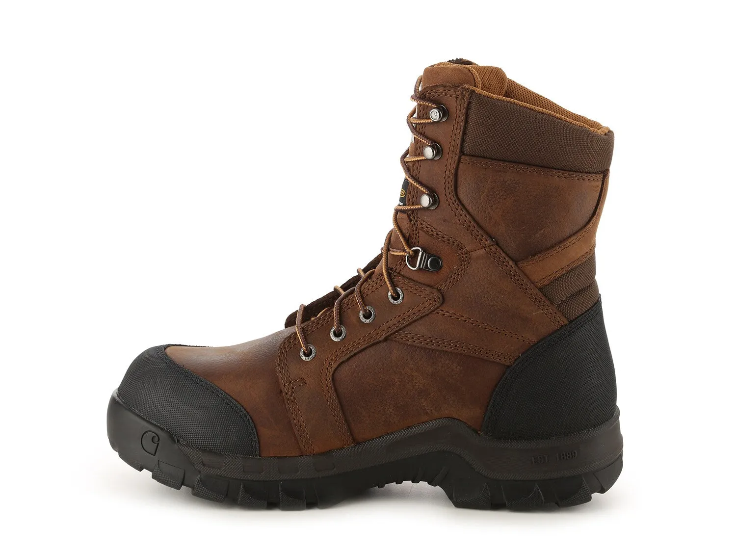 Carhartt Waterproof Leather Casual Boots, Dark Brown