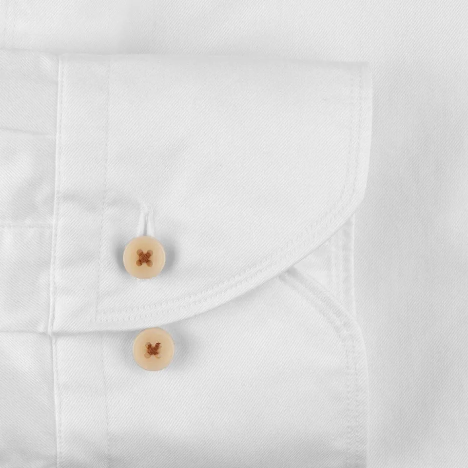 Casual Twill Shirt | White