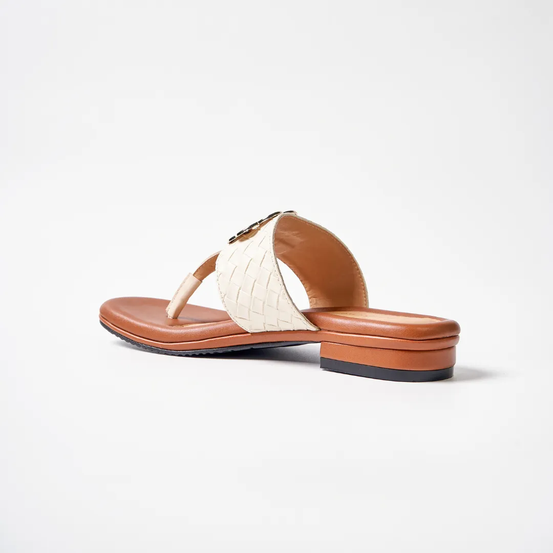 Charmed by Hana Beige Sandals