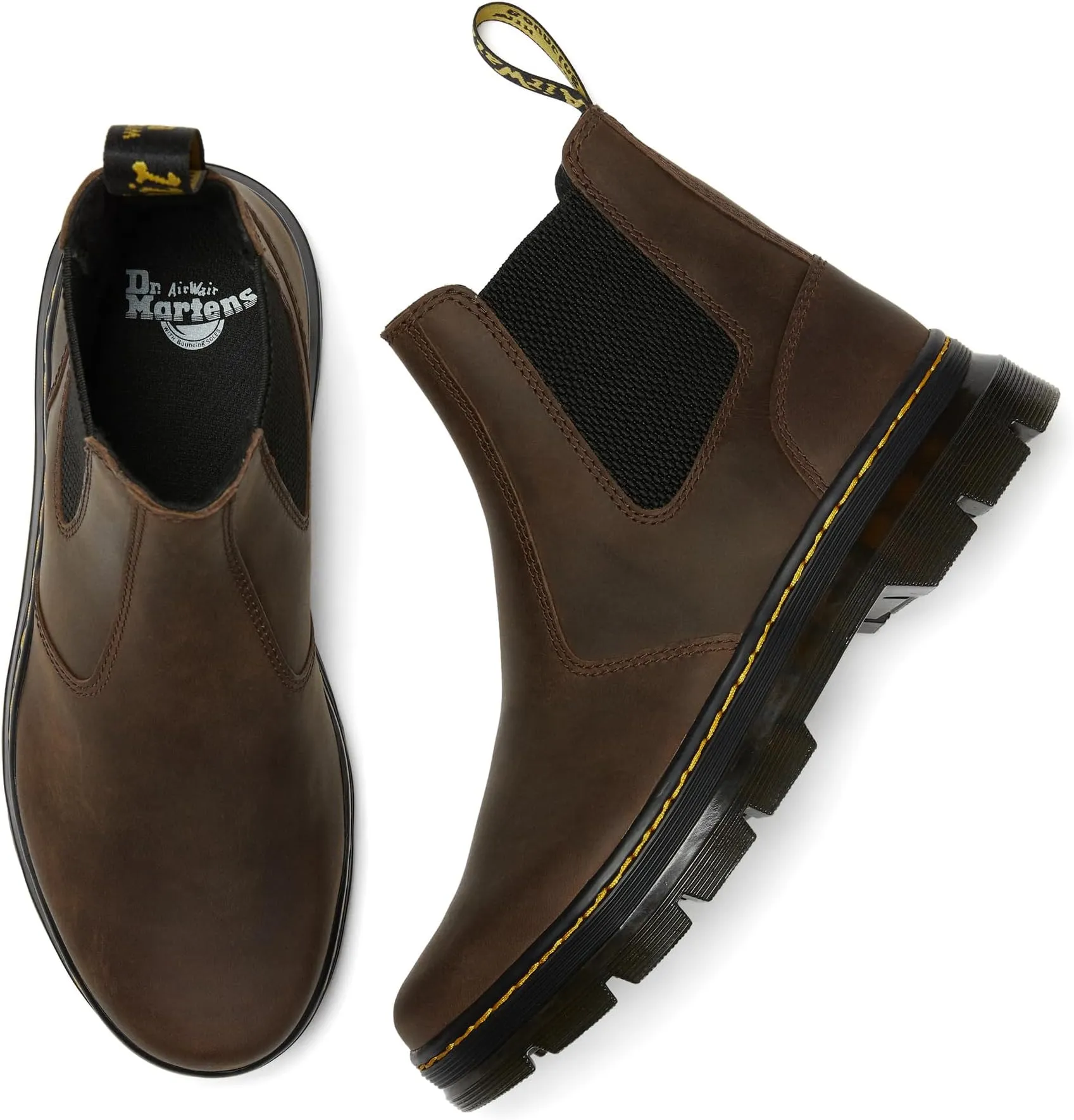 Chelsea Boots Embury Dr. Martens, Dark Brown Crazy Horse