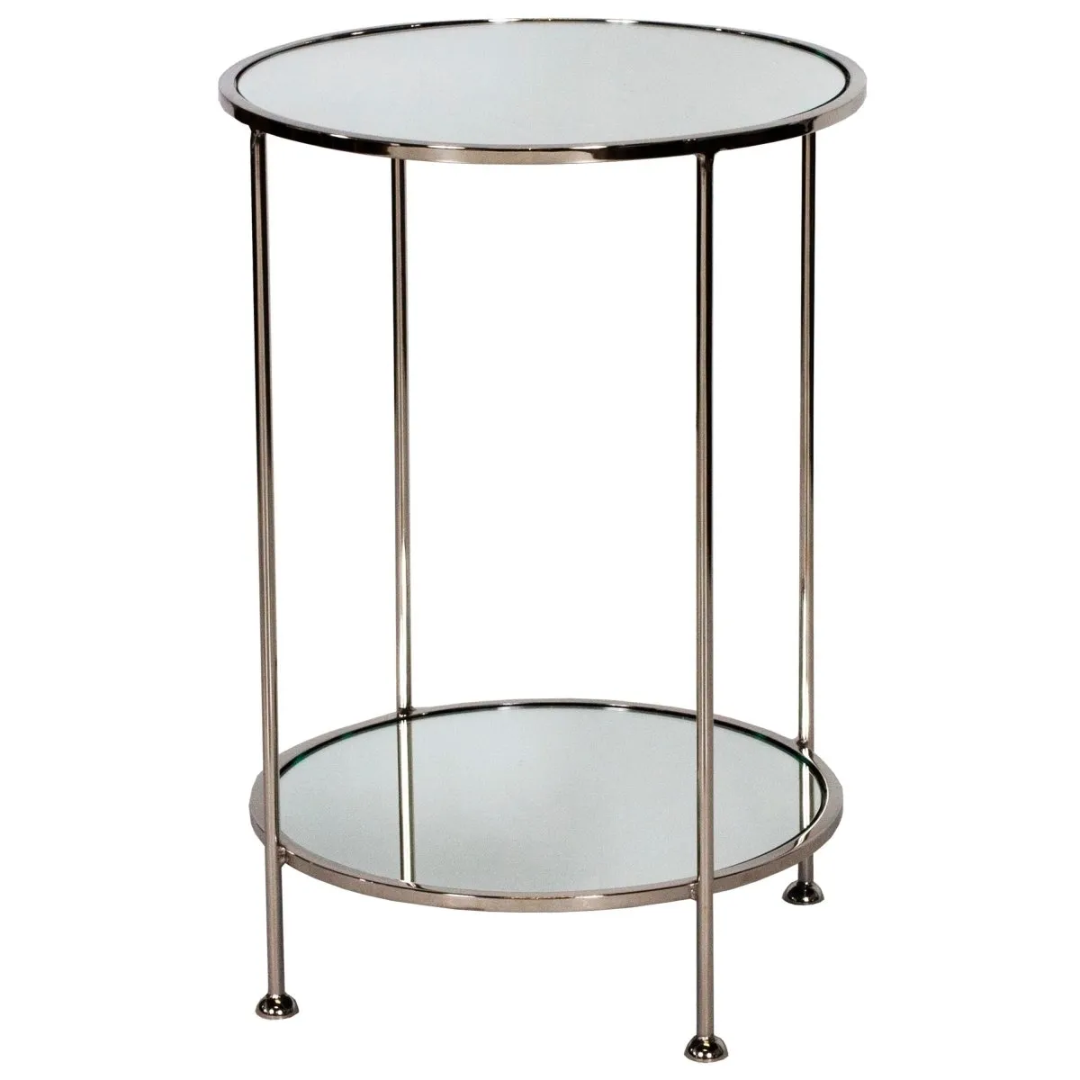 Chico Nickel Side Table by Worlds Away