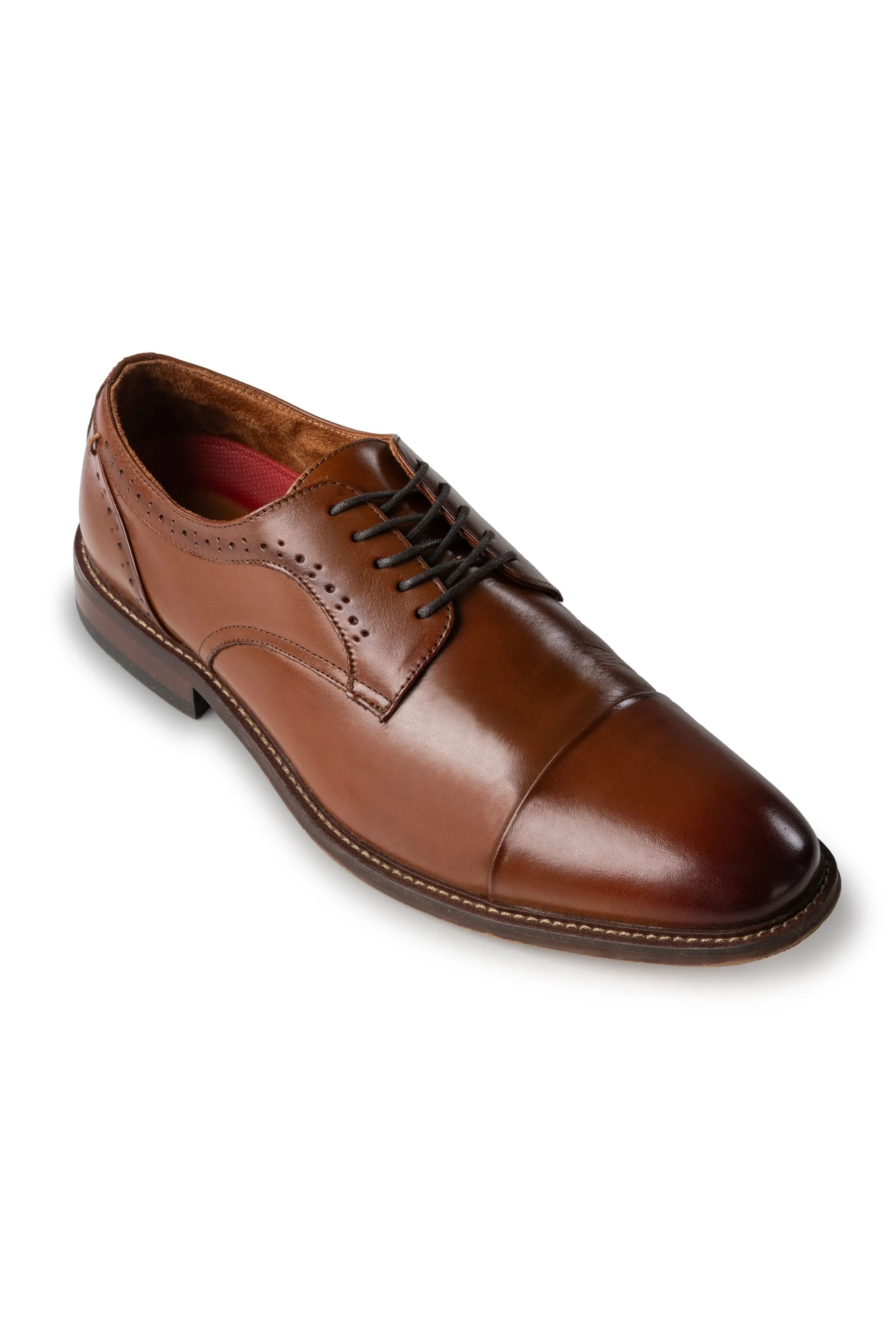 Cognac Maddox Suit Shoe