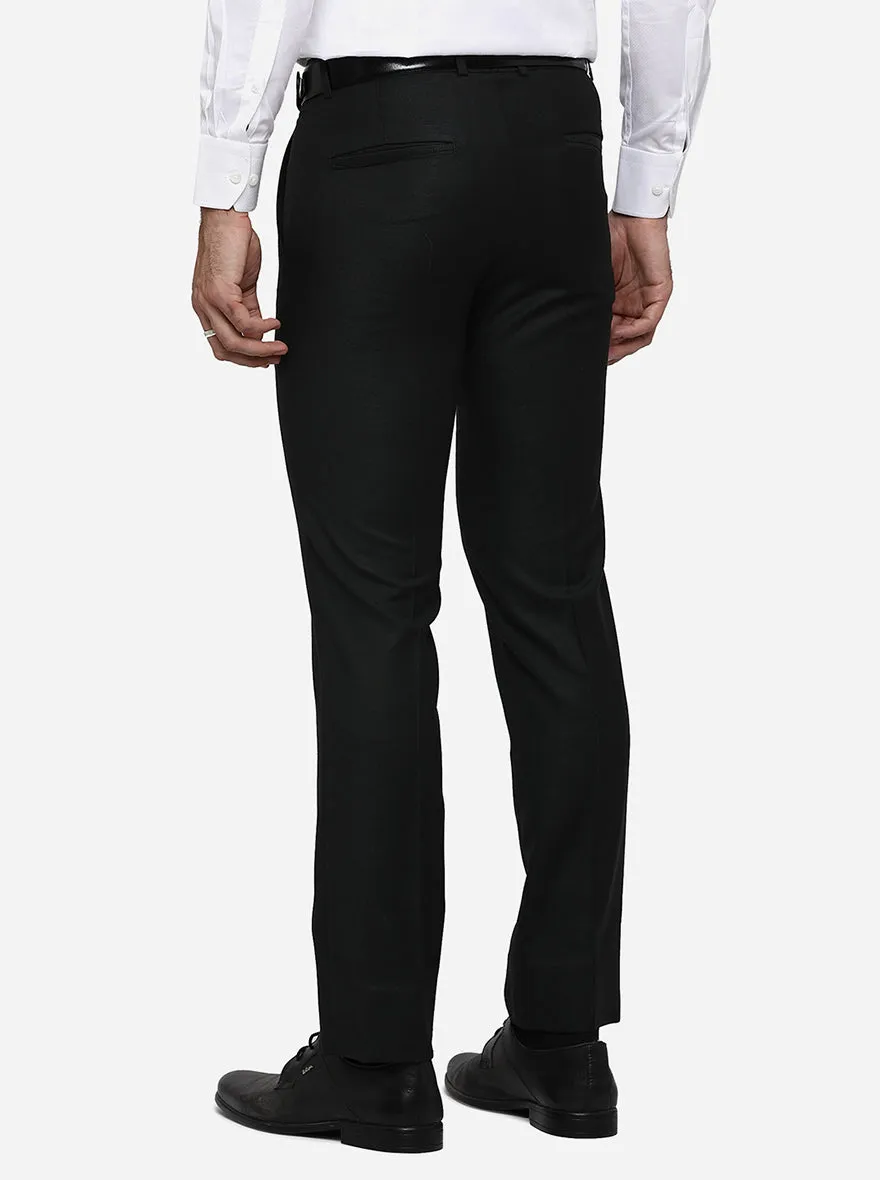 Dark Olive Solid Slim Fit Formal Trouser | JB STUDIO