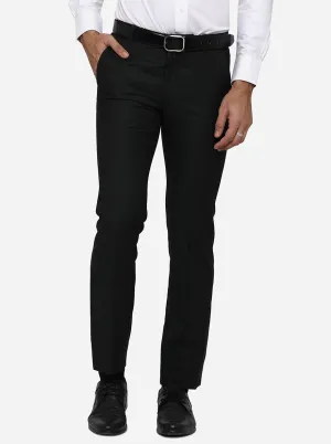 Dark Olive Solid Slim Fit Formal Trouser | JB STUDIO