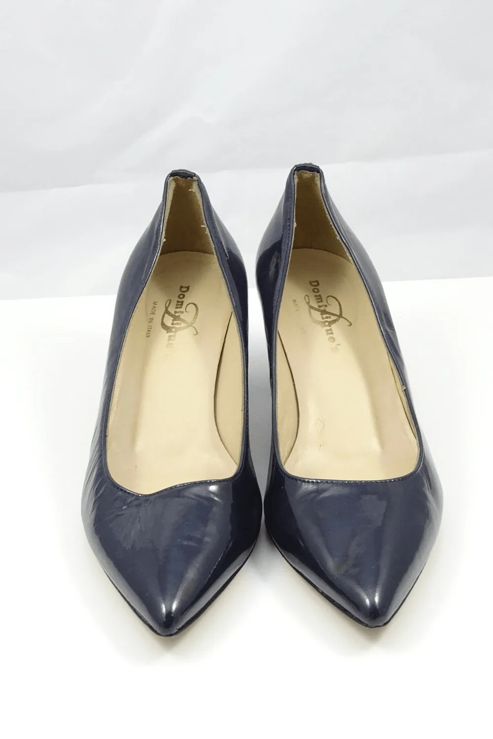 Dominique'S Patent Navy Pumps 37