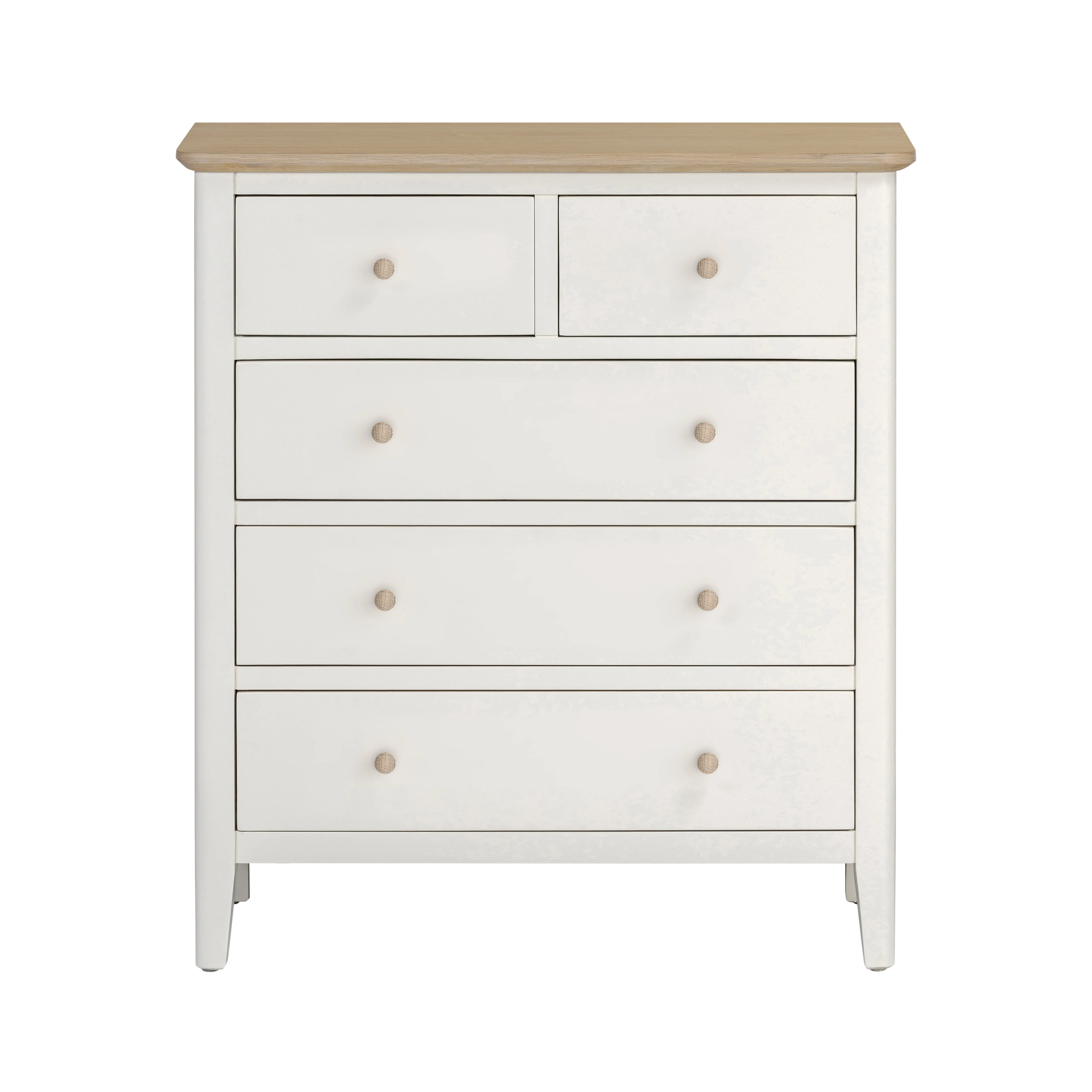 Eimear - Cream And Oak 2 Over 3 Chest Of Drawers