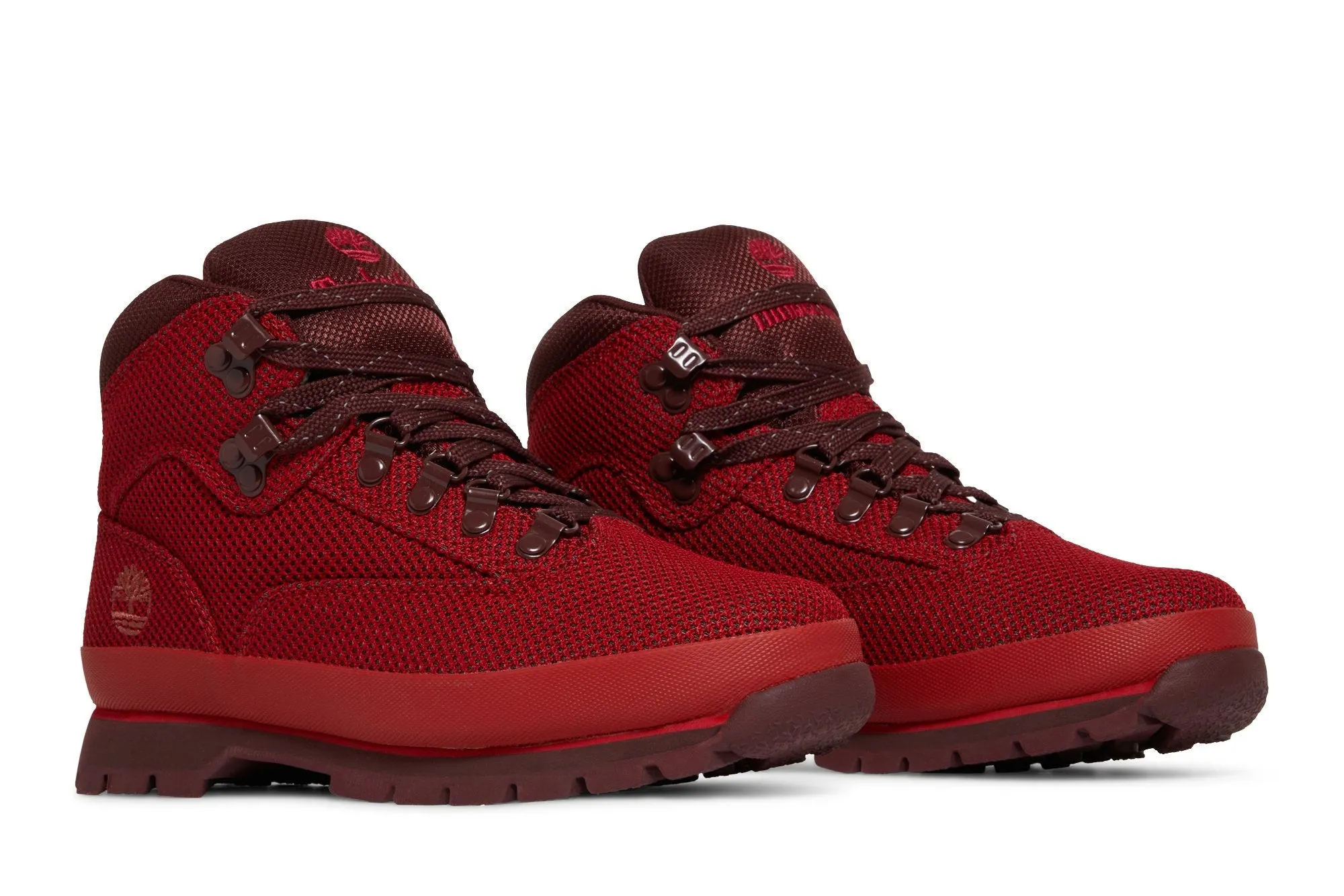 Euro Hiker Mid Timberland boots, red