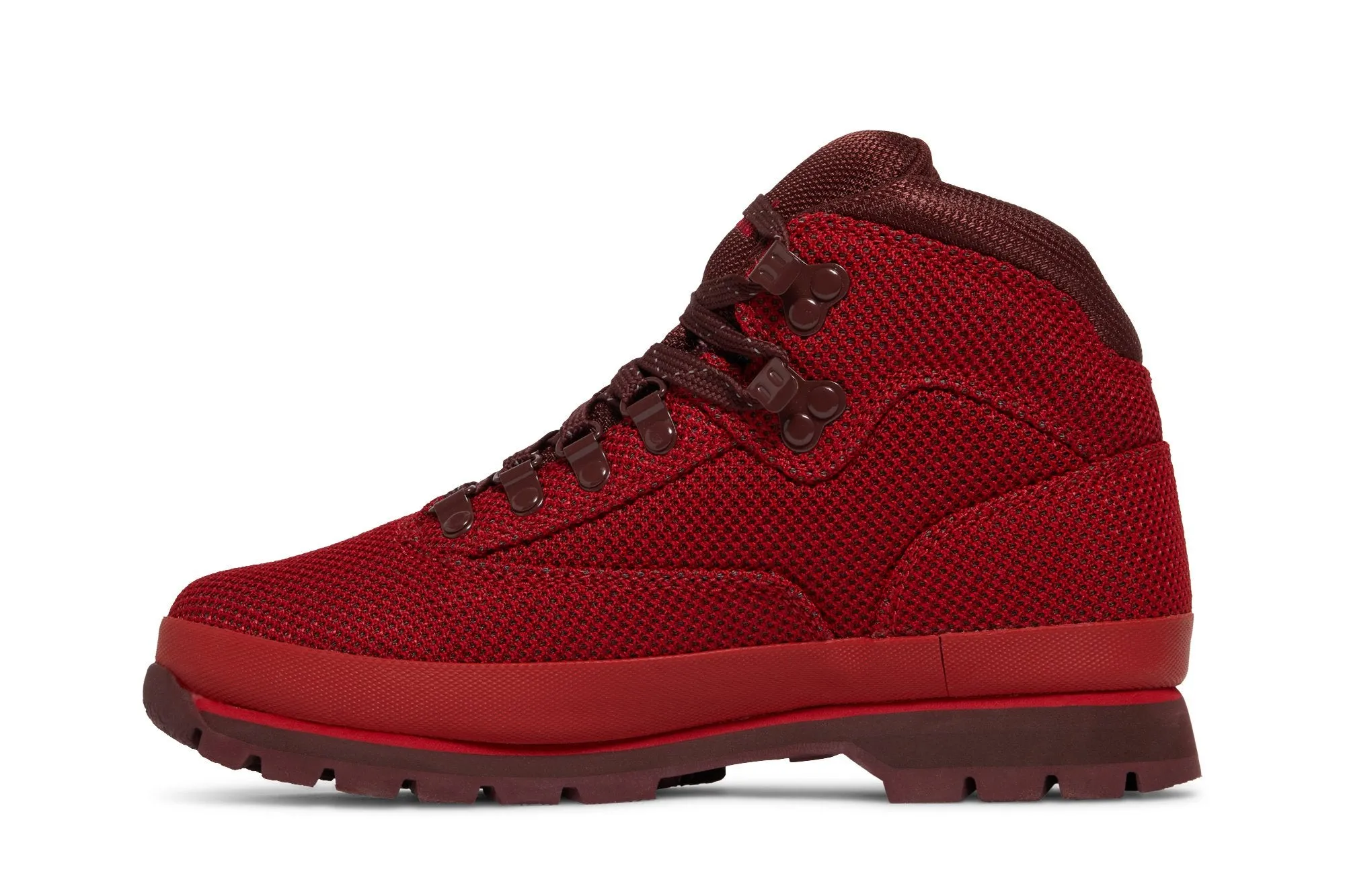 Euro Hiker Mid Timberland boots, red