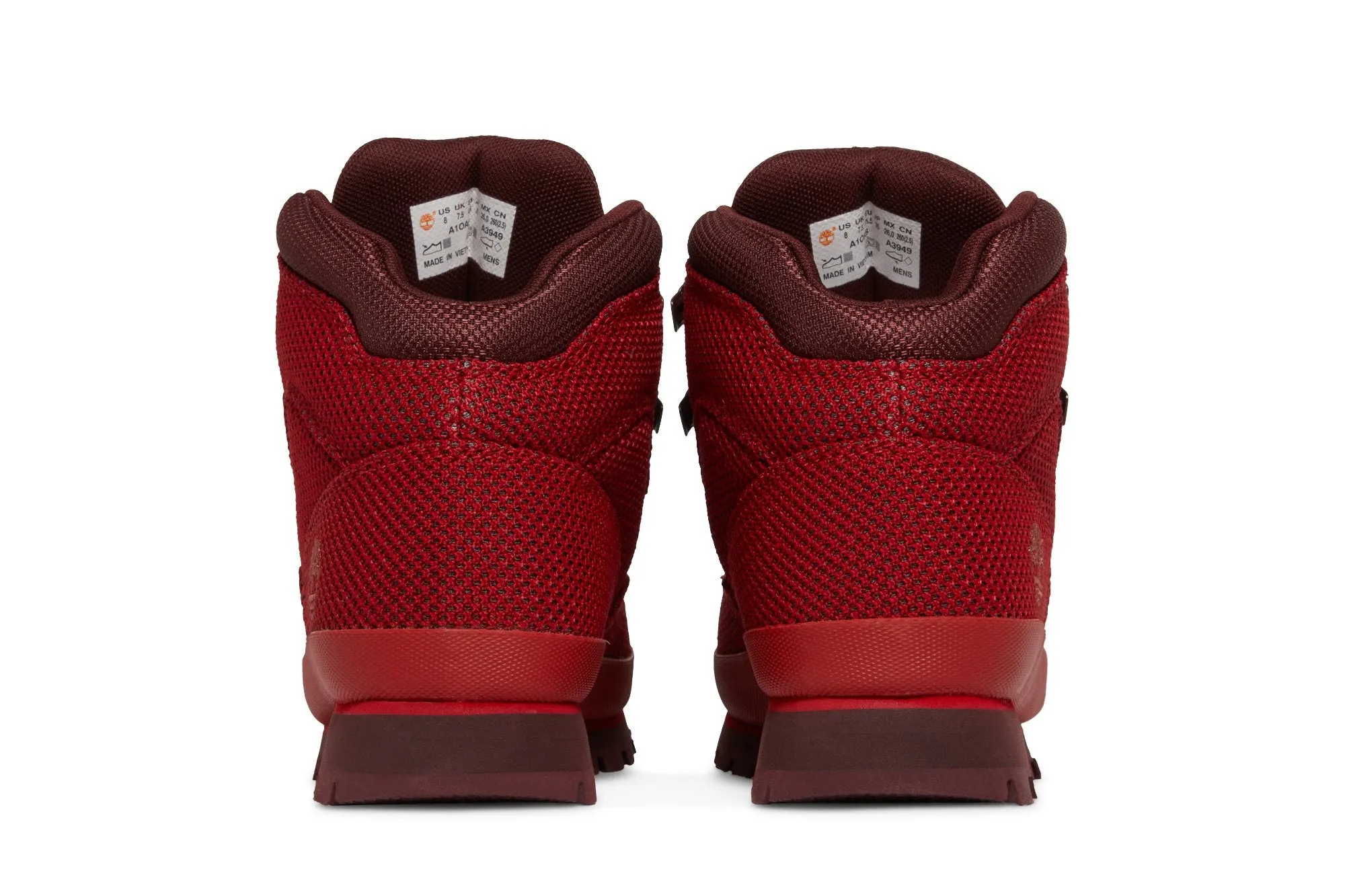 Euro Hiker Mid Timberland boots, red