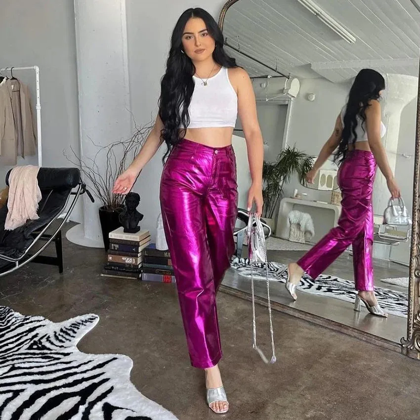 Fly Up the Night Metallic Pants