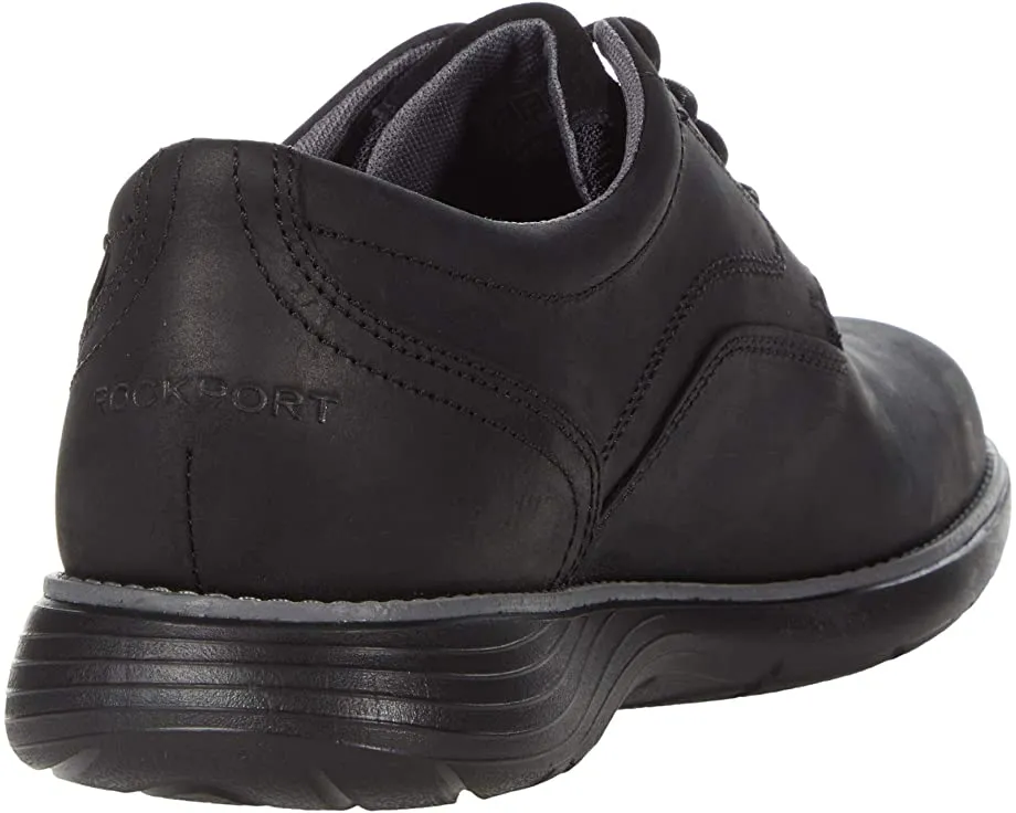 Garett Plain Toe Rockport Oxfords, black