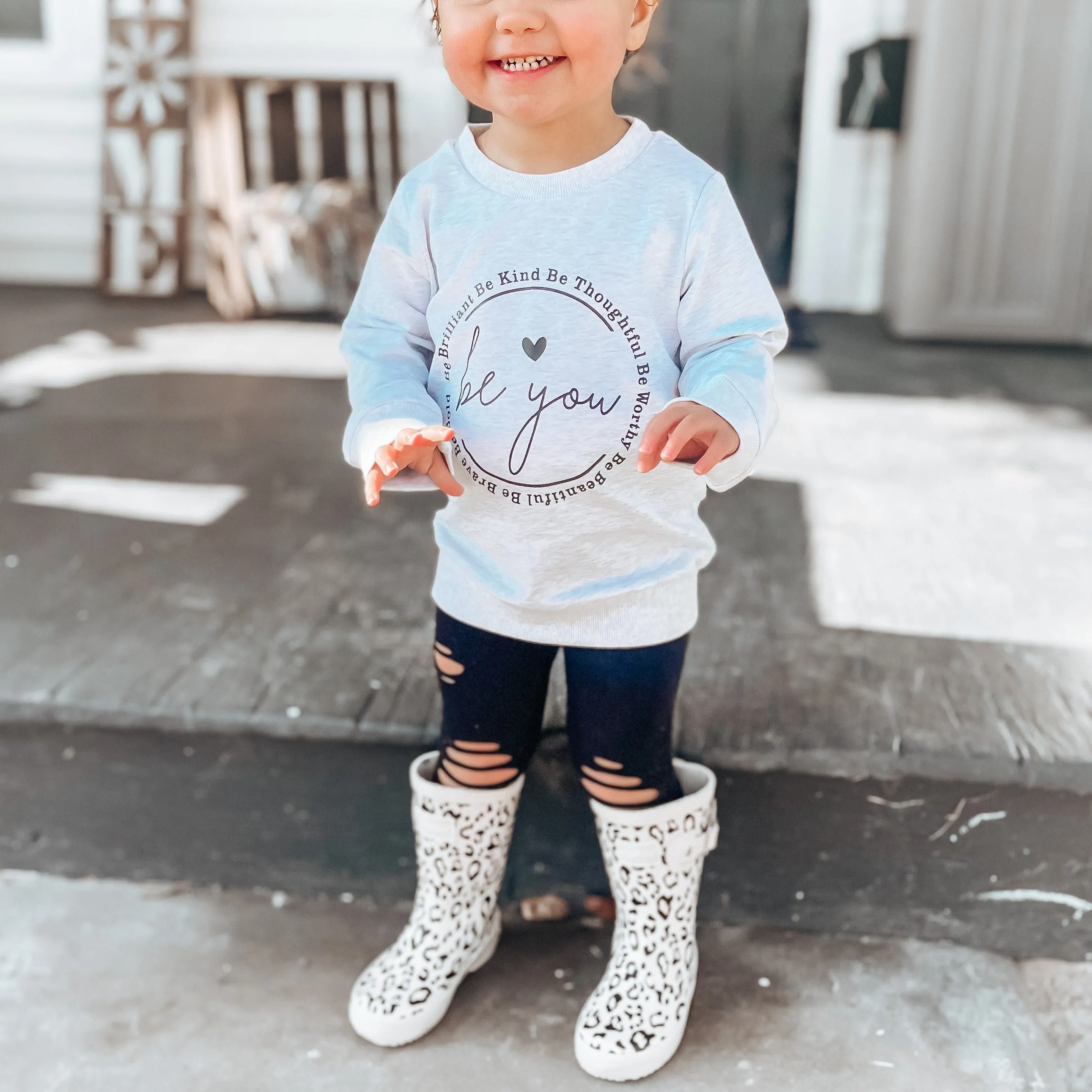 Girls Rain Boots in Leopard - Pavlova