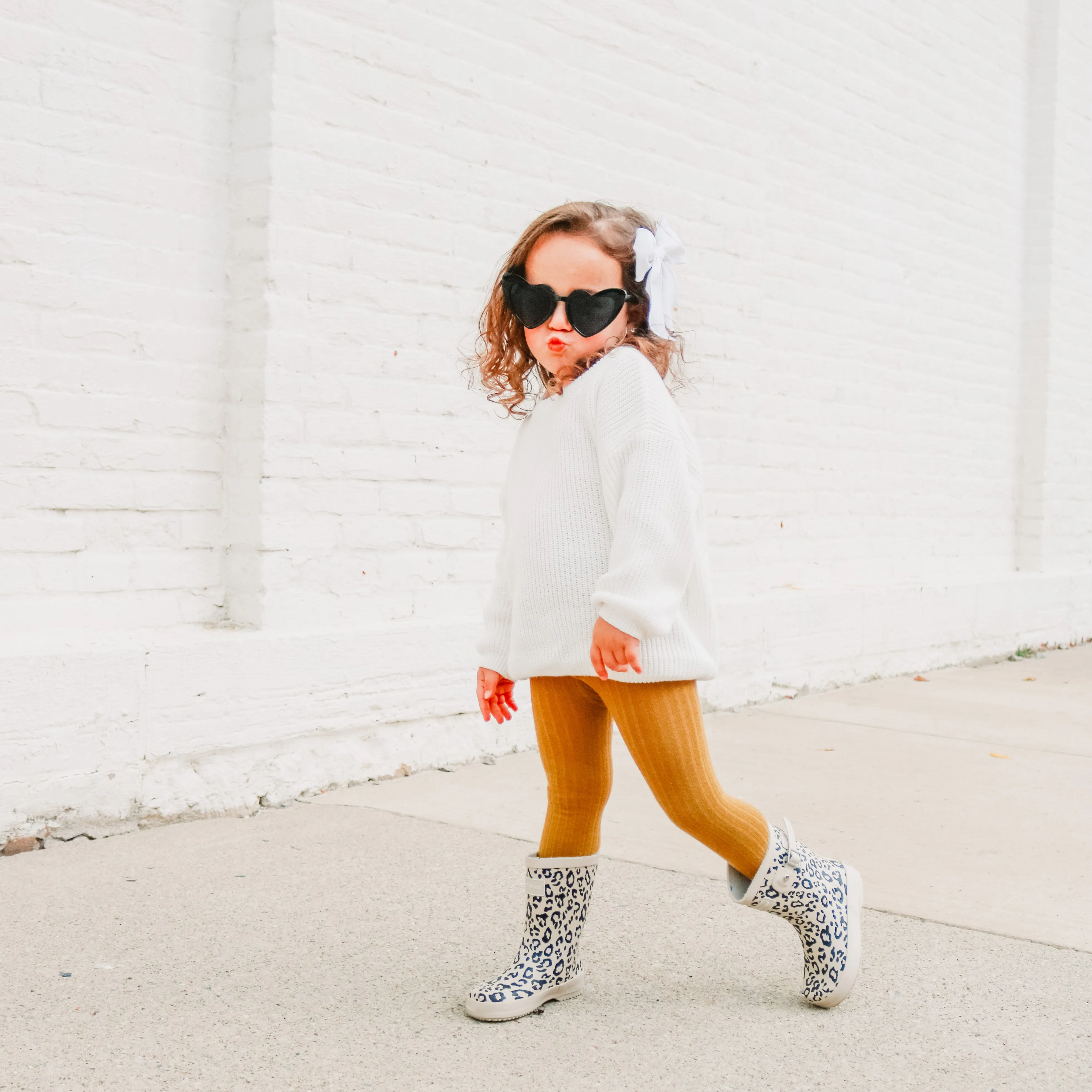 Girls Rain Boots in Leopard - Pavlova