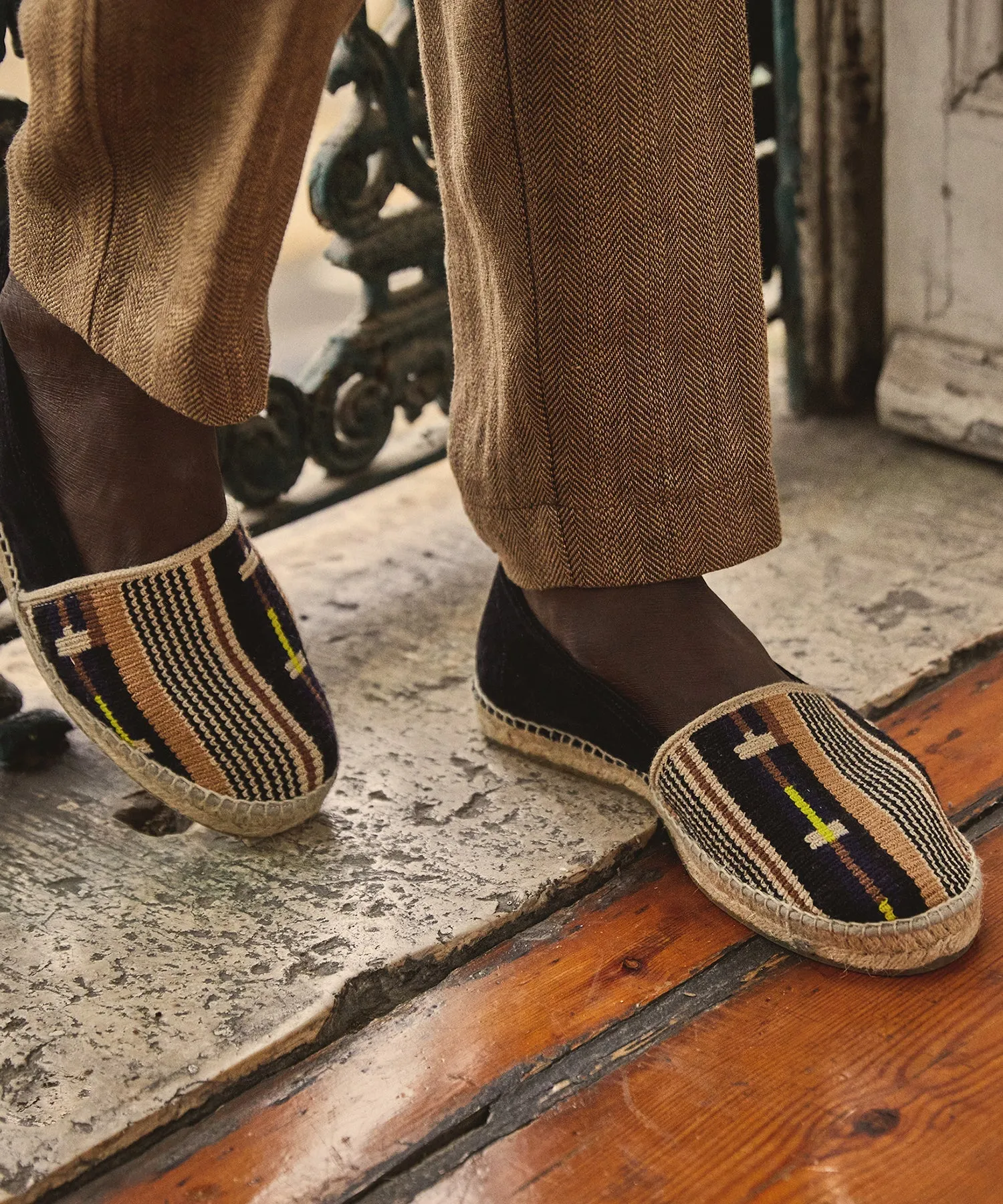 Guanábana Espadrilles in Neon Stripe