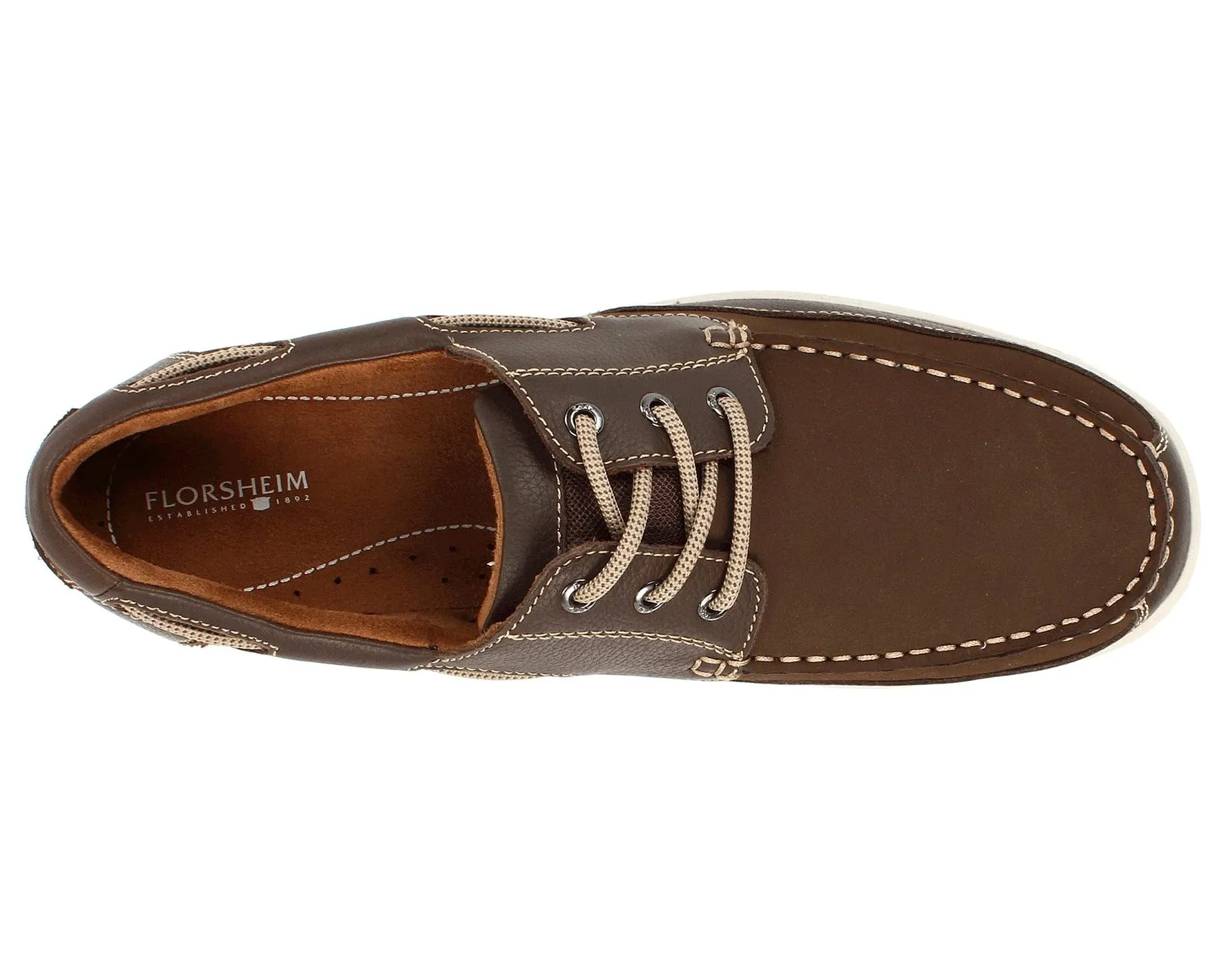 Lakeside Ox Florsheim boat shoes, brown