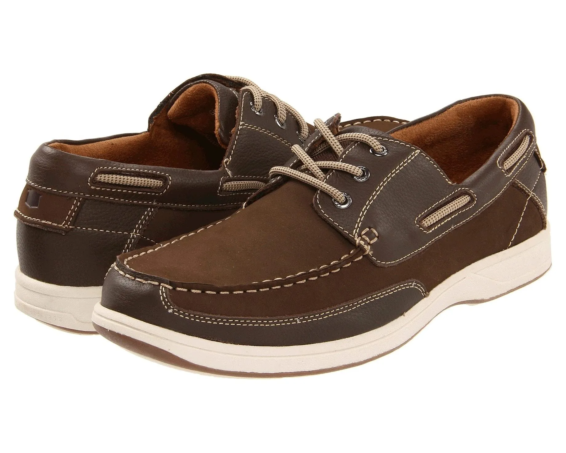 Lakeside Ox Florsheim boat shoes, brown