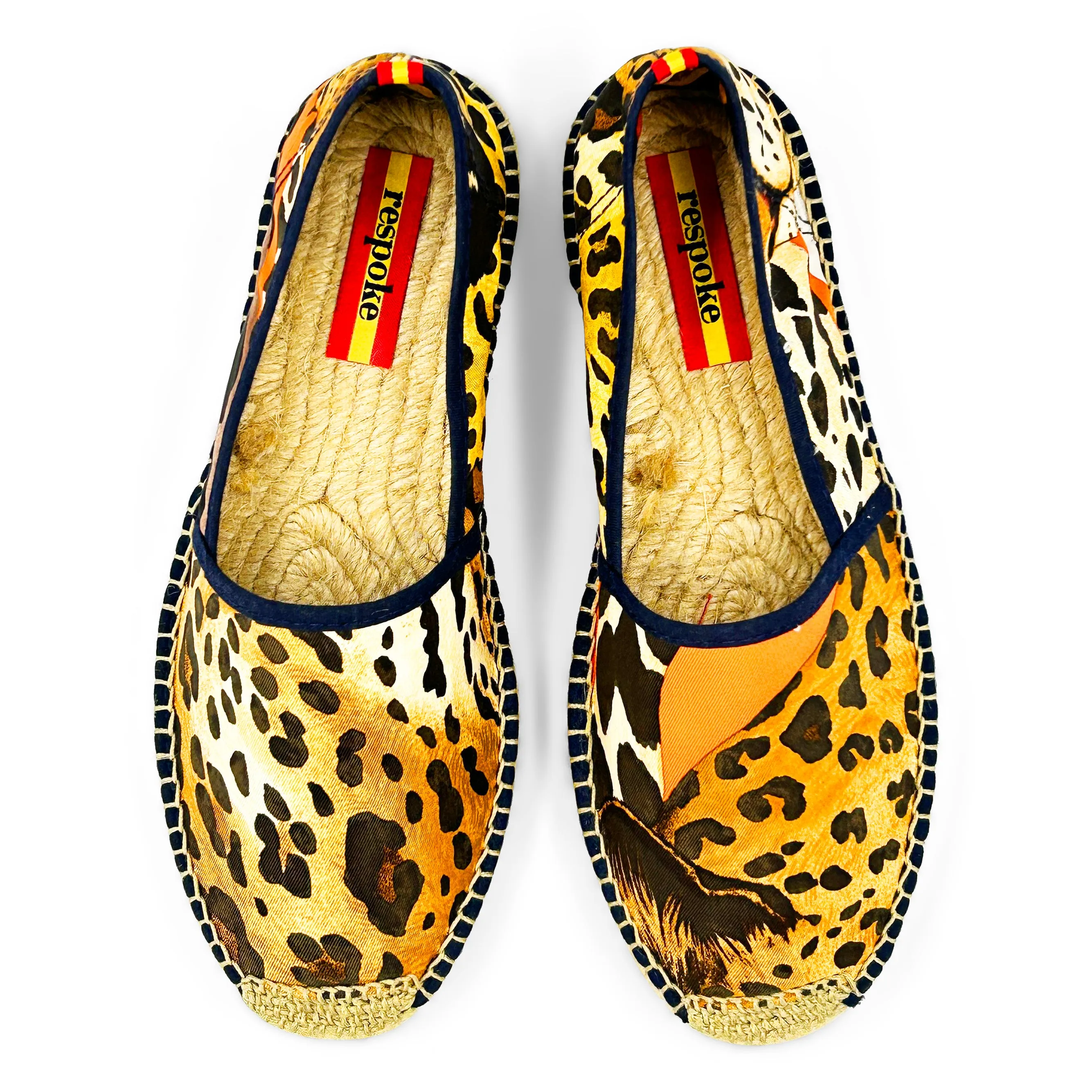 LEO Gold/Orange Classic Espadrilles