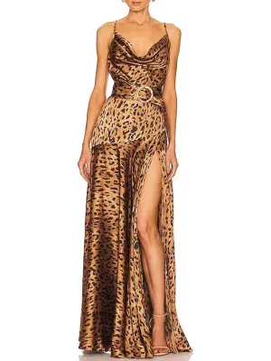 Leopard Print Modest Dress - Culture Heaven Special