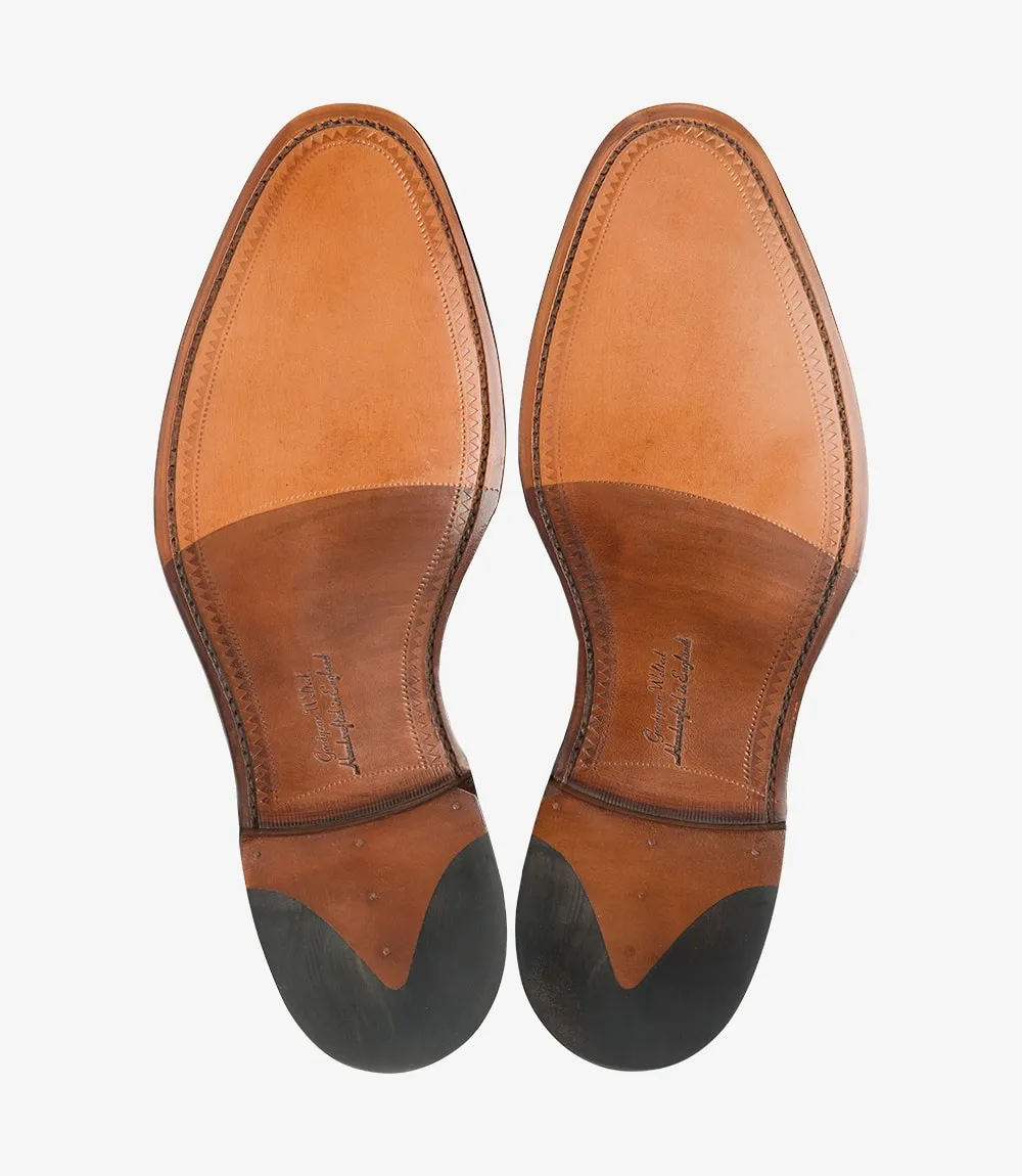 LOAKE Aldwych calf oxford shoe - Mahogany