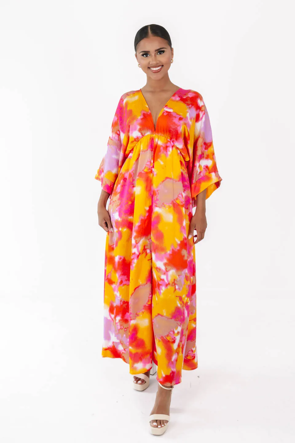 Love Letter Maxi Dress - Orange