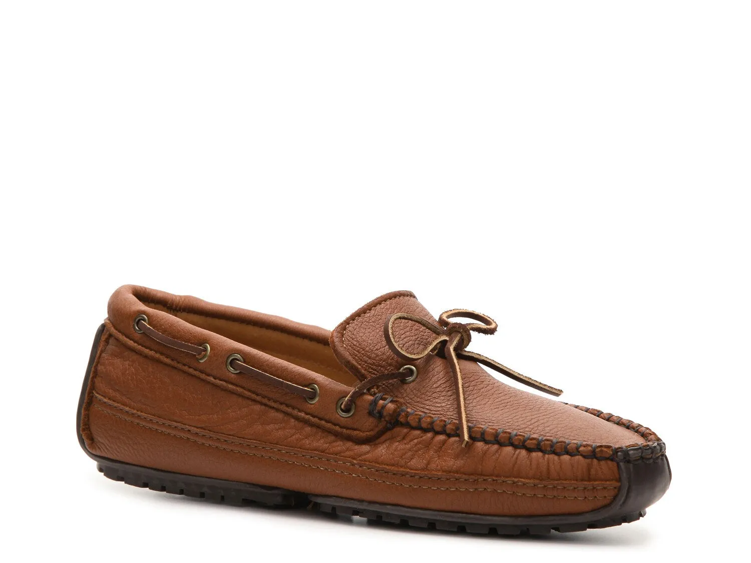 Minnetonka Weekend loafers, cognac