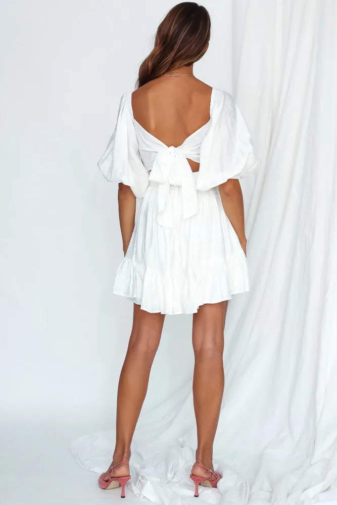 Moonstone Dress White