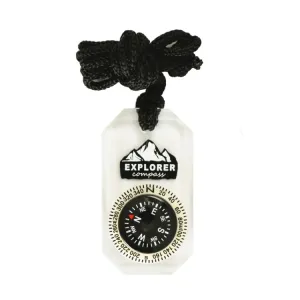 Nisa DC18-1A Acrylic Compass Necklace