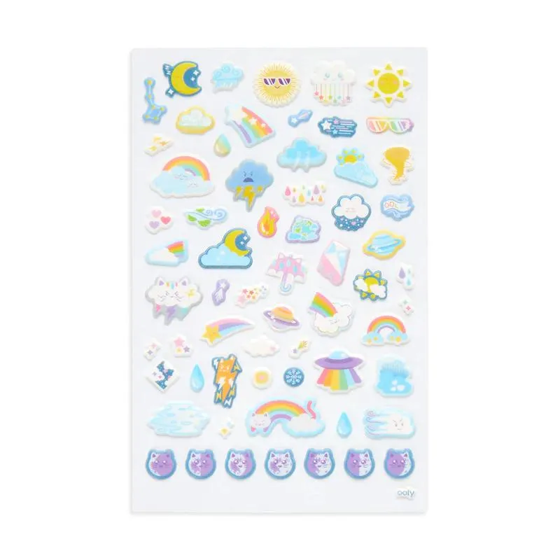 Ooly stickiville weather pals stickers