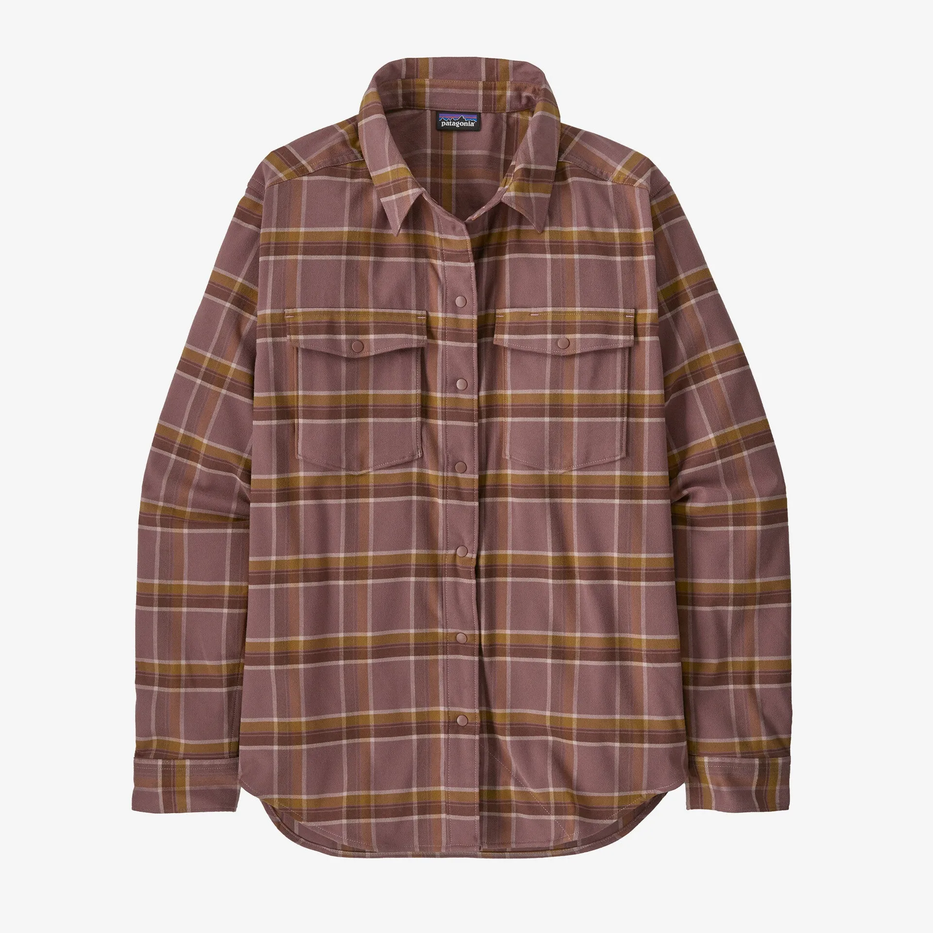 Patagonia Women's Canyonite Flannel Shirt - MOUNTAIN TREK DULSE MAUVE